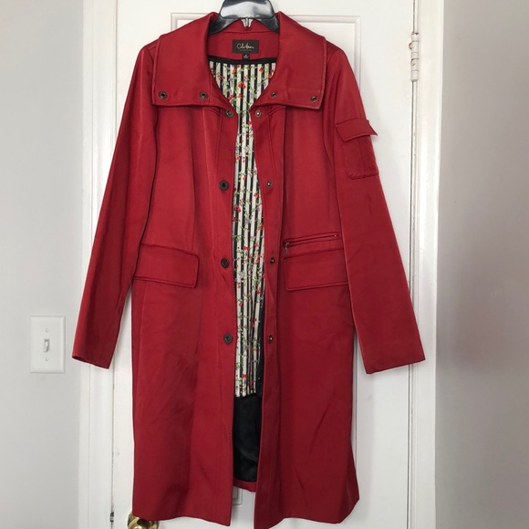 Cole Haan Jackets & Blazers - Cole Haan Thermal Rain Trench Coat Size 8